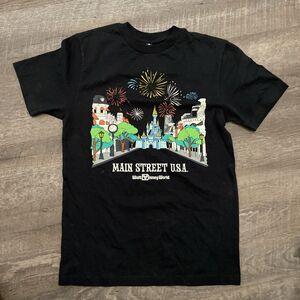 Walt Disneyland Main Street USA Graphic T-Shirt Size SMALL